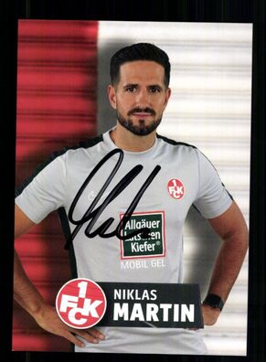 Niklas Martin Autogrammkarte 1 FC Kaiserslautern 2023-24 Original Signiert