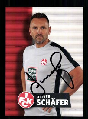 Oliver Schäfer Autogrammkarte 1 FC Kaiserslautern 2023-24 Original Signiert