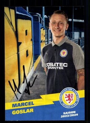 Marcel Goslar Autogrammkarte Eintracht Braunschweig 2023-24 Original