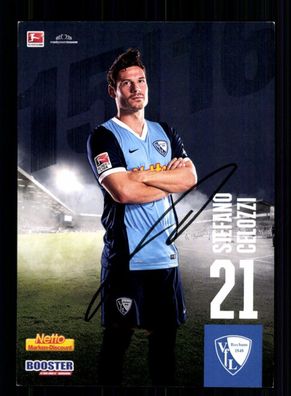 Stefano Celozzi Autogrammkarte VfL Bochum 2015-16 Original Signiert