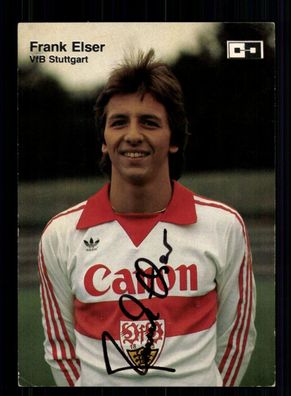 Frank Elser Autogrammkarte VfB Stuttgart 1980-81 Original Signiert