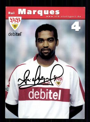 Rui Marques Autogrammkarte VfB Stuttgart 2002-03 Original Signiert