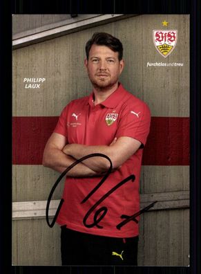 Philipp Laux Autogrammkarte VfB Stuttgart 2015-16 Original Signiert