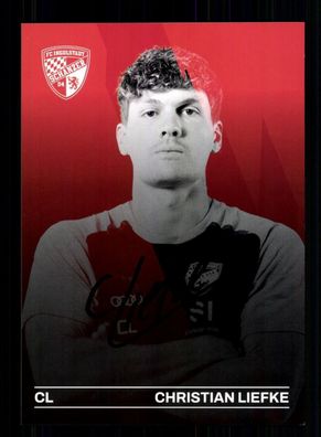Christian Liefke Autogrammkarte FC Ingolstadt 2023-24 Original Signiert