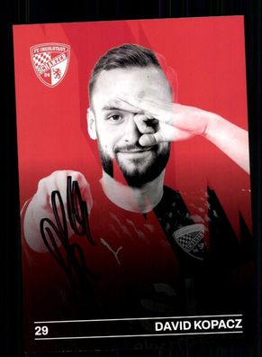 David Kopacz Autogrammkarte FC Ingolstadt 2023-24 Original Signiert