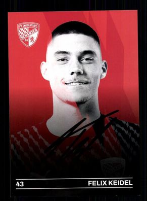 Felix Keidel Autogrammkarte FC Ingolstadt 2023-24 Original Signiert