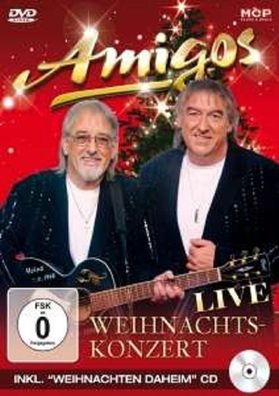 Die Amigos: Weihnachtskonzert (DVD + CD) - DVD 163293 - (DVD Video / Musikfilm / Mus