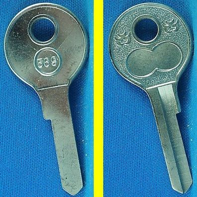 Schlüsselrohling Börkey 569 für verschiedene Ira Motorrad - Steckschlösser