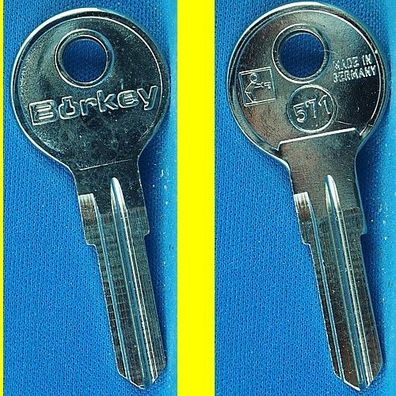 Schlüsselrohling Börkey 571 für verschiedene Fiat