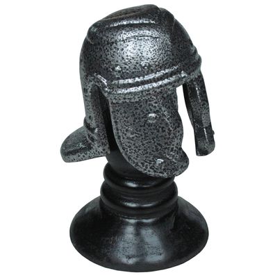 Haller Miniatur Römer Helm, Metall auf Holzständer