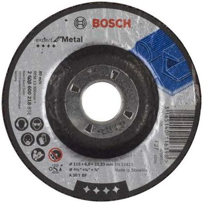 Bosch Schruppscheibe A 30 T BF 115 mm 6 mm gekröpft Expert for Metal