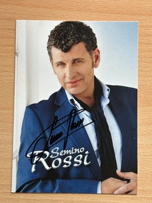 Semino Rossi Autogrammkarte #7436