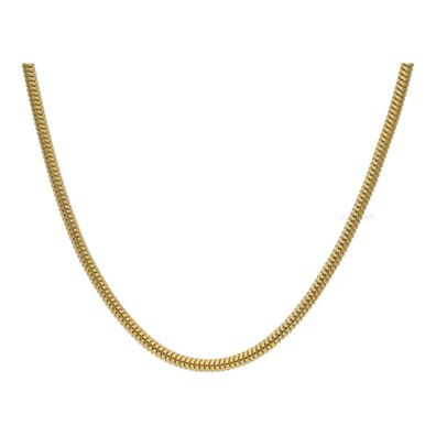 Halskette 750/000 (18 Karat) Gold Schlange getragen 25321175 - Länge: 45 cm