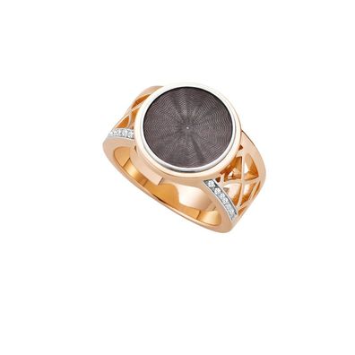 Tétino Ring 96906/80 Sterling Silber, rosé vergoldet, Zirkonia - Größe: 54