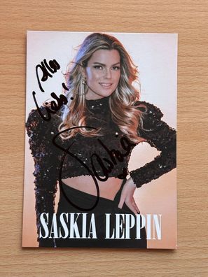 Saskia Leppin Autogrammkarte #7394