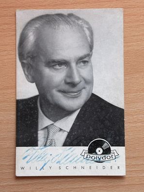 Willy Schneider Autogrammkarte #7467