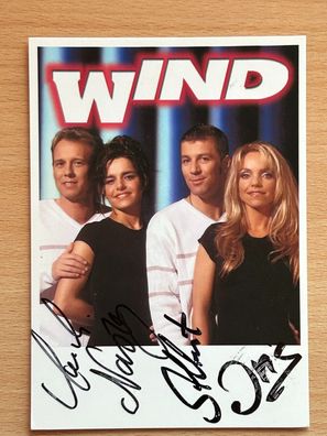 Gruppe Wind Autogrammkarte #7455