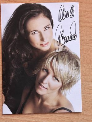 Anita & Alexandra Hofmann Autogrammkarte #7461