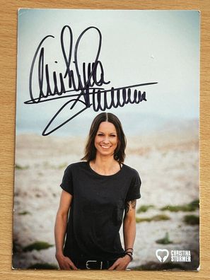 Christina Stürmer Autogrammkarte #7489