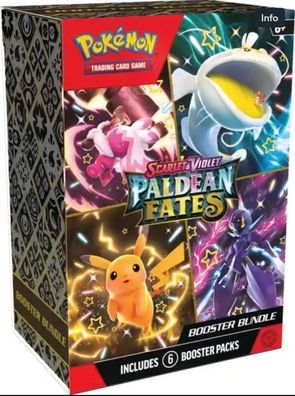Pokémon Karten - Scarlet & Violet SV 4.5 Paldean Fates Booster Bundle