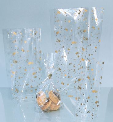 folia Weihnachts-Zellglasbeutel Maße: (B)115 x (H)190 mm 10 Beutel (ohne Inhalt)