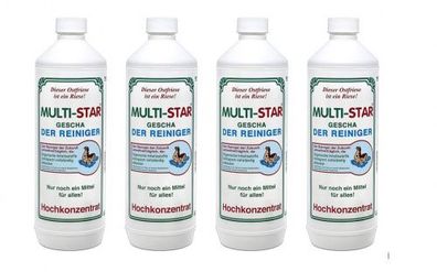 4 x1 l Allzweckreiniger Multi Star, Gescha- Konzentrat