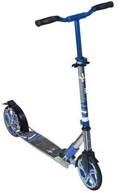 Muuwmi Scooter Deluxe grau/ blau, 205mm