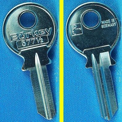 Schlüsselrohling Börkey 577 1/2 für GBS Kleinzylinder, Möbelzylinder, Stahlschränke
