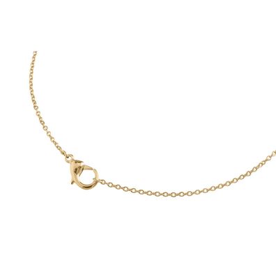 Boccia Halskette Anker Titan vergoldet 08048-0242 - Länge: 42 cm