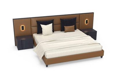 Luxus Schlafzimmer Nachttisch Betten Bett 3tlg Design Einrichtung Komplett Set