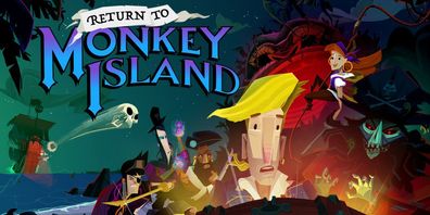 Return to Monkey Island (PC-MAC-Linux 2022 Nur Steam Key Download Code) No DVD