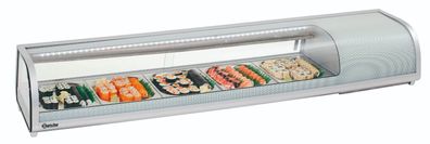 Bartscher Belegstation Kühlvitrine Kühlaufsatz Sushi Vitrine für 5 GN 1/2 40mm