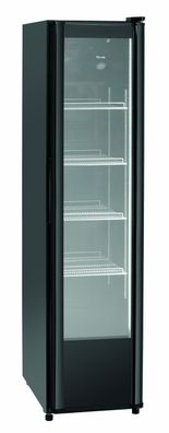 Glastürkühlschrank Bartscher Kühlschrank Getränkekühlschrank schmal schwarz neu