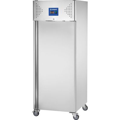 Kühlschrank Edelstahl Lagerkühlschrank Lagerschrank GN 2/1 mit 4 Rädern 3 Rosten