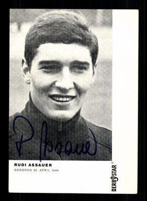 Rudi Assauer Derby Star Karte Borussia Dortmund Original Signiert + A 229433
