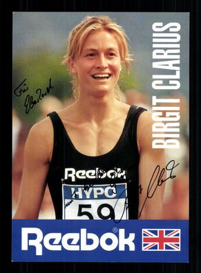 Birgit Clarius Autogrammkarte Original Signiert Leichtathletik + A 229512