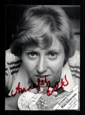 Annegret Richter Autogrammkarte Original Signiert Leichtathletik + A 229537
