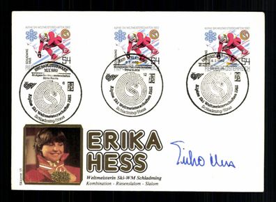 Erika Hess Ski Alpine Original Signiert + G 39091