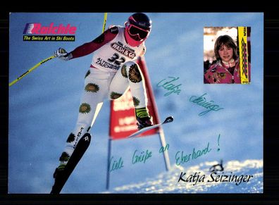 Katja Seizinger Autogrammkarte Original Signiert Ski Alpine + A 229575