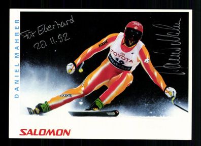 Daniel Mahrer Autogrammkarte Original Signiert Ski Alpine + A 229586