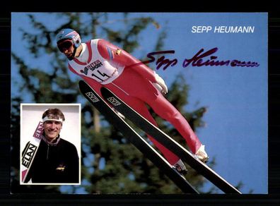 Sepp Heumann Autogrammkarte Original Signiert Skispringen + A 229600