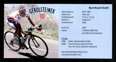 Bernhard Knoll Autogrammkarte Original Signiert Radsport + G 39222