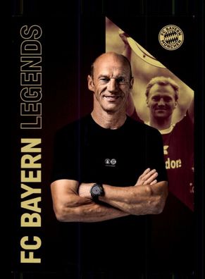 Hans Pflügler Bayern München 2023-24 Legenden Karte Druck Unterschrift