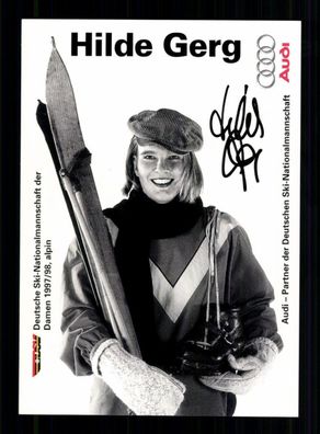 Hilde Gerg Autogrammkarte Original Signiert Ski Alpine + A 229775