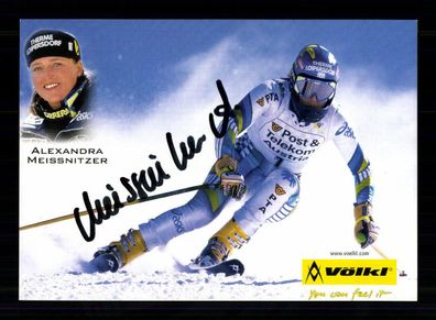 Alexandra Meissnitzer Autogrammkarte Original Signiert Ski Alpine + A 229822