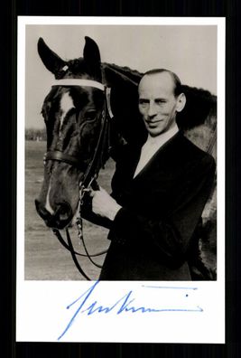 Joesef Neckermann 1912-1992 Olympiasieger 1964-1968 Original Signiert + A 229833