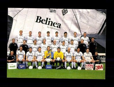 Mannschaftsbild Borussia Mönchengladbach Panini Card 1998 ohne Unter.+ A 230024