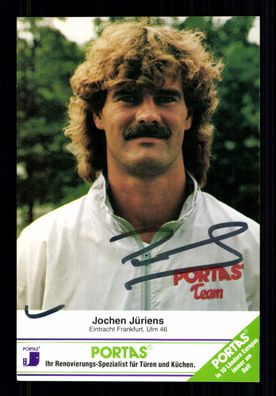 Jochen Jüriens Autogrammkarte Eintracht Frankfurt Original Signiert+ G 39518