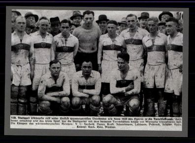 VFB Stuttgart Mannschaftskart 1936-37 TOP