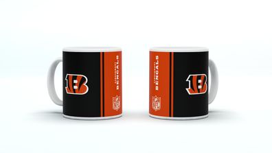 NFL Cincinnati Bengals Kaffeetasse Tasse Kaffeebecher Gridiron 4262438781227 330ml